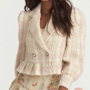 Braelynn crop jacket Love Shack Fancy